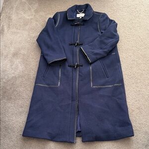 J. Crew Navy Blue Toggle Coat